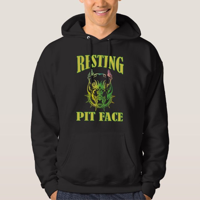 Återställa Pit Ansikte T-Shirt Hoodie (Framsida)