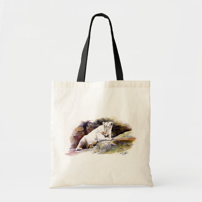 Återställa Polar Bear Bag Tygkasse (Framsidan)