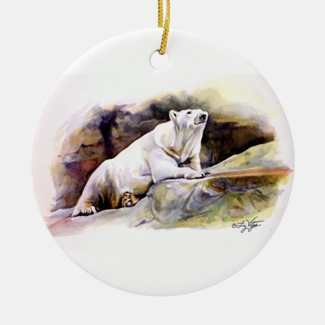 Återställa Polarna Bear Ornament (Framsidan)