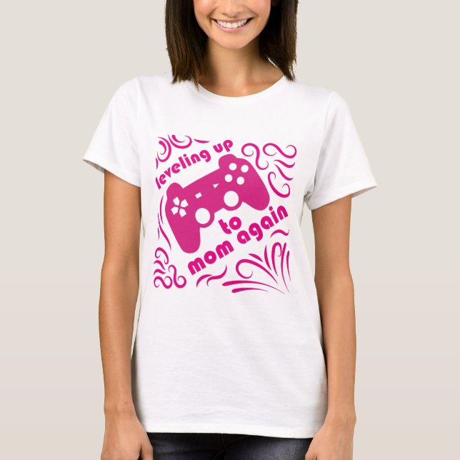 Återställa spelarens rosa till Mamma T Shirt (Framsida)