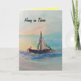 Återställa vattenfärg för "Håll kvar där" Kort