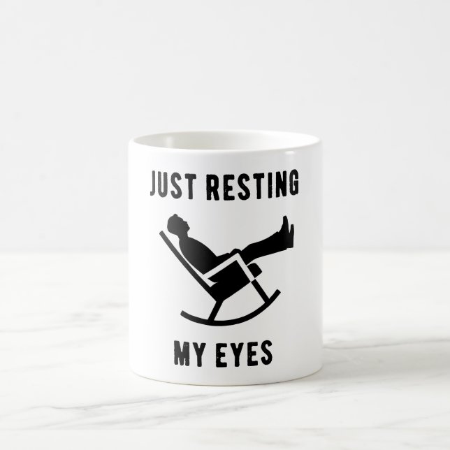 Återställa Vibe Keepsaké Mugg, Humor Kaffemugg (Center)