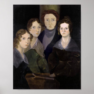 Återställande av Bronte-familjepelaren Porträtt Poster