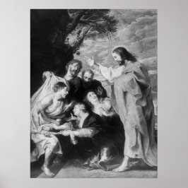 Återställande av Lazarus Poster