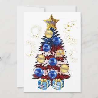 Återställande jul julkort