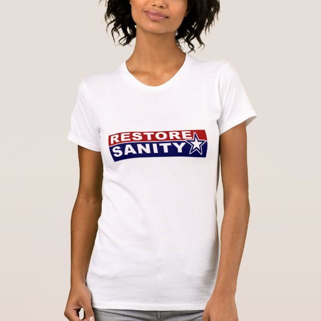 ÅterställandeSanityskjortor T-shirt (Framsida)
