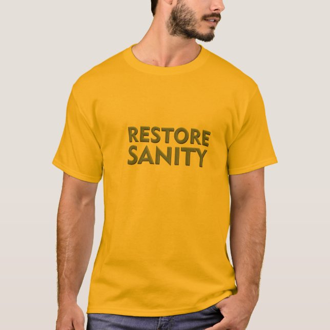 ÅterställandeSanityt-skjorta Tee Shirt (Framsida)