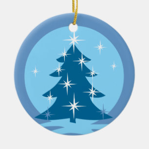 Återställbara Dekorationer för Ornament Snö Träd