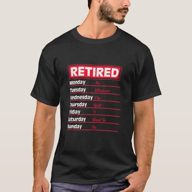 Återställd 2020-lista Pension T Shirt (Framsida)