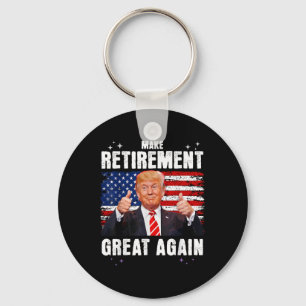 Återställd 2025 Pension 2025 Retiring 2025 Trump Nyckelring