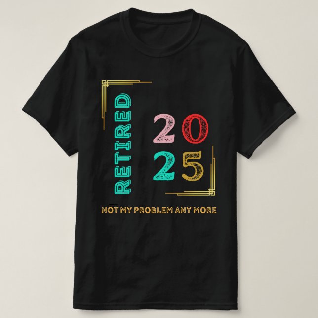 Återställd 2025 t shirt (Design framsida)