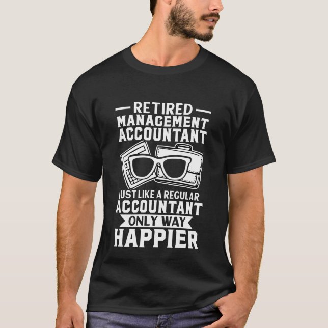 Återställd chefsrevisor precis som vanligt t shirt (Framsida)
