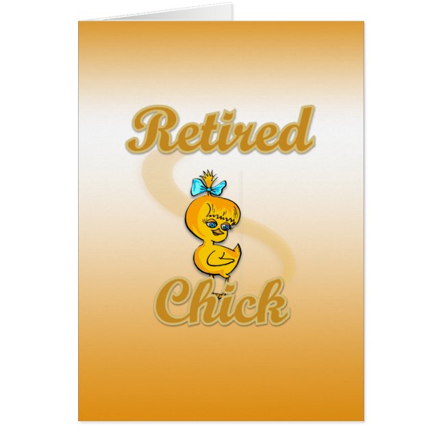 Återställd Chick Hälsningskort (Framsidan)