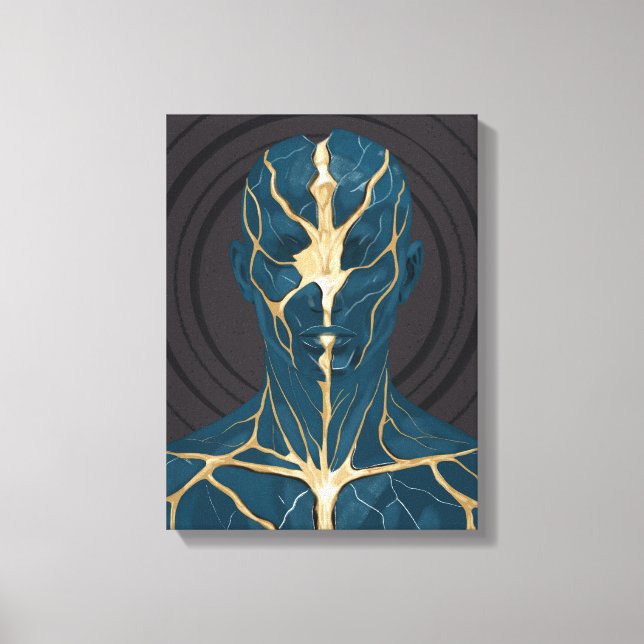 Återställd I B – Healing and Balance Art Canvastryck (Framsida)