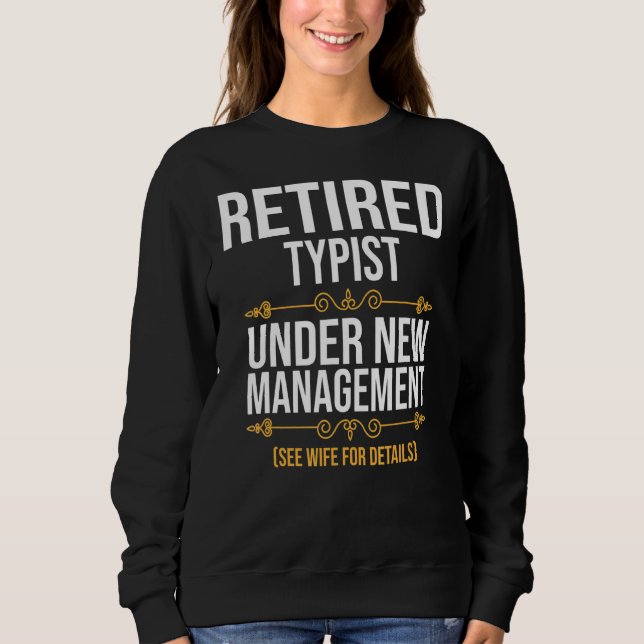 Återställd typist under ny hantering t shirt (Framsida)