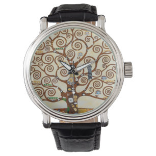 Återställd version av Livets träd Gustav Klimt Armbandsur