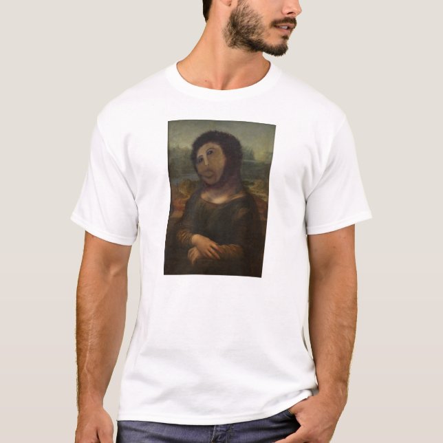 återställda Mona Lisa Tee Shirt (Framsida)