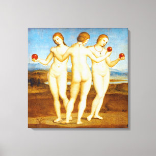Återställde Raphael Classic de tre färgerna Canvastryck