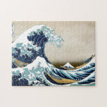 Återställde Underbar Wave från Kanagawa av Hokusai Pussel<br><div class="desc">Den Underbara vågen av Kanagawa (神 奈 川 沖 裏 Kanagawa-oki nami ura?, "Under en våg av Kanagawa"), även känd som "Den Underbara vågen" eller helt enkelt "Wave", är ett träblock som tryckts av den japanska ukiyo-e-konstnären Hokusai. Det offentliggjordes någon gång mellan 1829 och 1833[1] under den sena Edo-perioden som...</div>