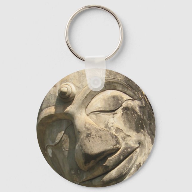 Återställer Buddha ... Nong Khai, Isan, Thailand Nyckelring (Framsida)