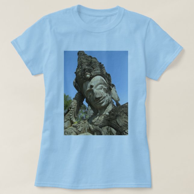 Återställer Buddha ... Nong Khai, Isan, Thailand Tee Shirt (Design framsida)