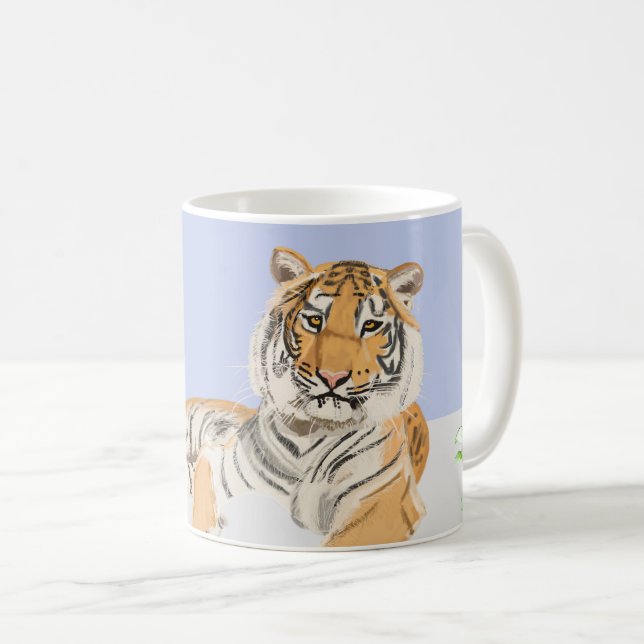 Återställer tiger kaffemugg (Framsida höger)