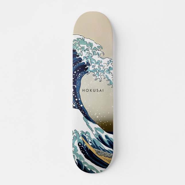 Återställer Underbar Wave av Kanagawa Anpassningsb Skateboard Bräda 20 Cm (Framsida)