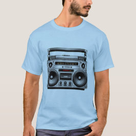 Återställning av boombox t shirt