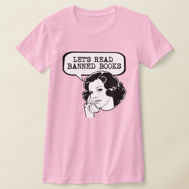 Återställning av låt oss läsförbud för Bokar T Shirt (Laydown)