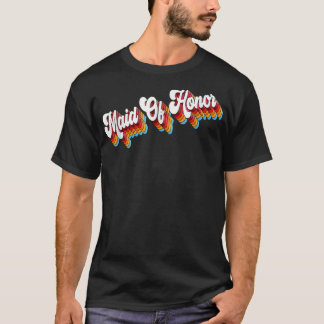 Återställning av maid of honor-jobbbedömning t shirt