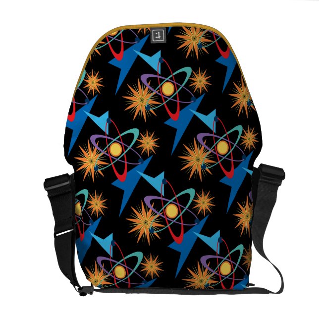 Återställning av omfärgad Mönster i utrymmesåldern Kurir Väska (Öppen Baksida)