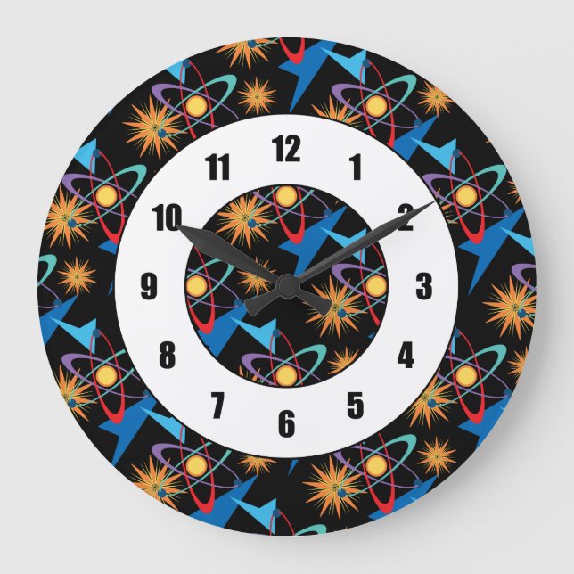 Återställning av omfärgad Mönster i utrymmesåldern Stor Klocka (Framsida)