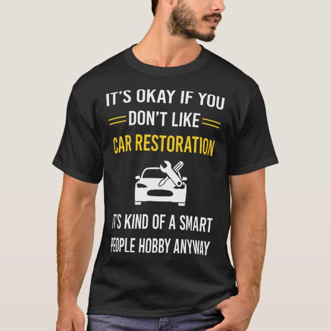 Återställning av smarta personbilar t shirt (Framsida)