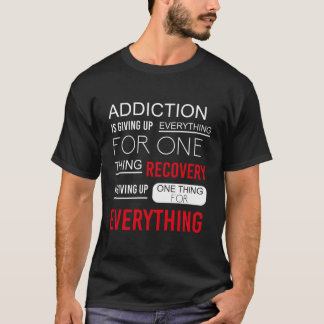 Återställning av tillsägelse firar Recovery Aa ins T Shirt