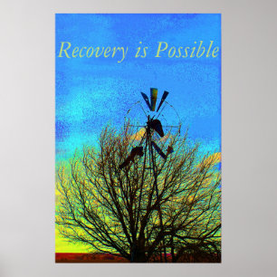 Återställningen är den Motivational affischen f Poster