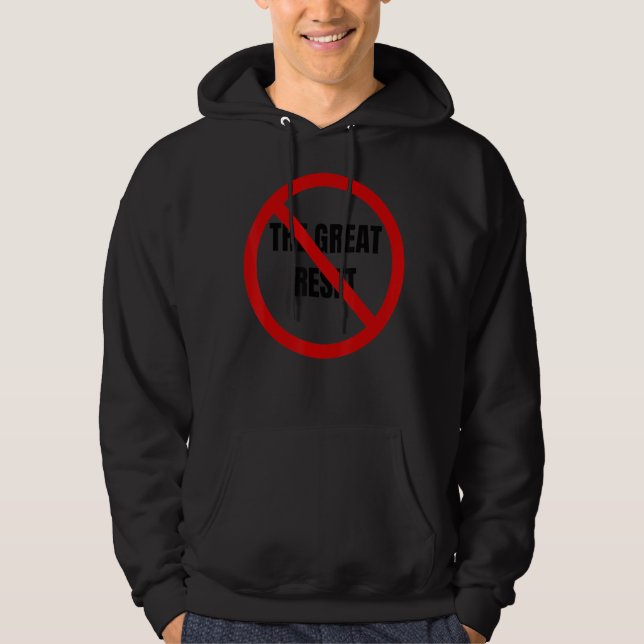 Återställningen är inte Underbar Hoodie (Framsida)