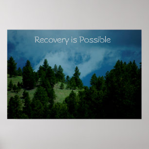 Återställningen är möjlighetaffischen/Motivati Poster