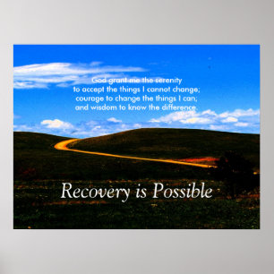 Återställningen är möjlighetaffischen/Motivational Poster
