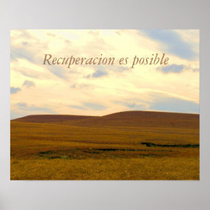 Återställningsaffisch/posible Recuperacion es Poster