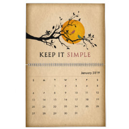 Återställningscitationstecken, inspireras slogan, kalender