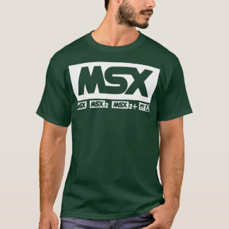 Återställningsdator för MSX Logotyper Vintage T Shirt