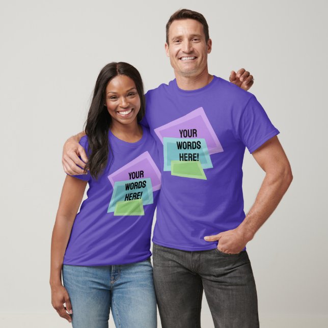 Återställningsformer för personlig t shirt (Unisex)