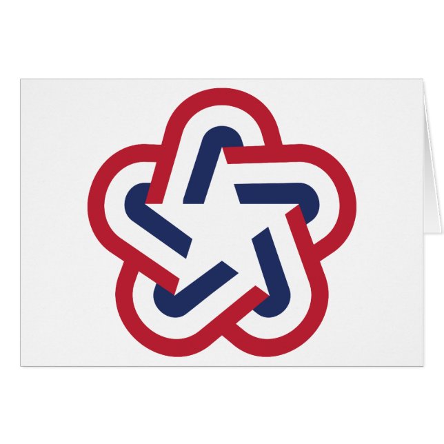 Återställningskort för stjärnor hälsningskort (Framsidan Horizontal)