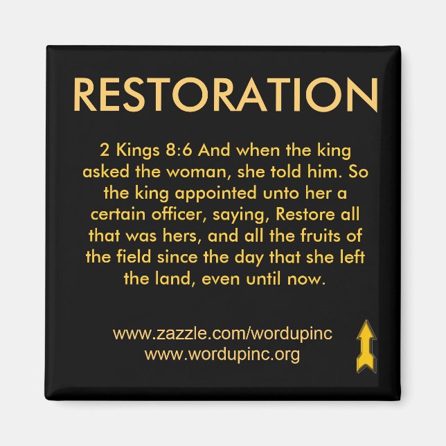 Återställningsmagnet Magnet (Framsidan)