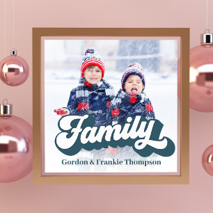Återställningsmall för familjetypografi fototryck