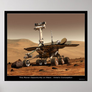 Återställningsmöjlighet för Mars Poster