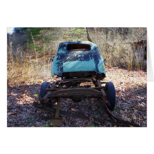 Återstår Beast för Retro Hälsningskort (Framsidan Horizontal)