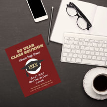 Återträff inbjudan! Anpassad klassåterträff postko