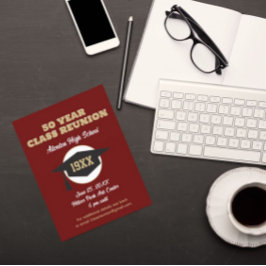 Återträff inbjudan! Anpassad klassåterträff postko Vykort