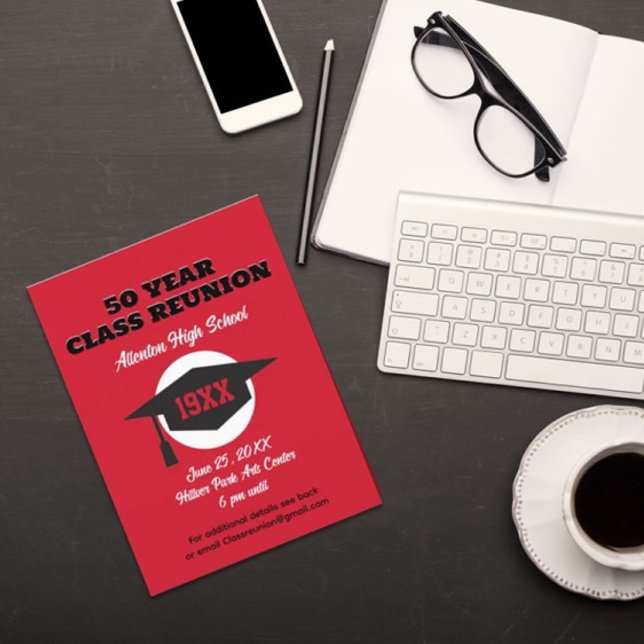 Återträff inbjudan! Anpassad klassåterträff postko Vykort (Skapare uppladdad)